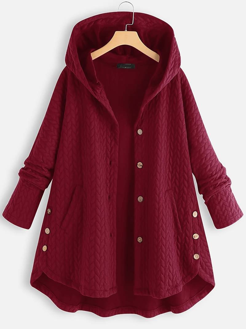 Krohn-e | Warme Winterjacke Rotwein