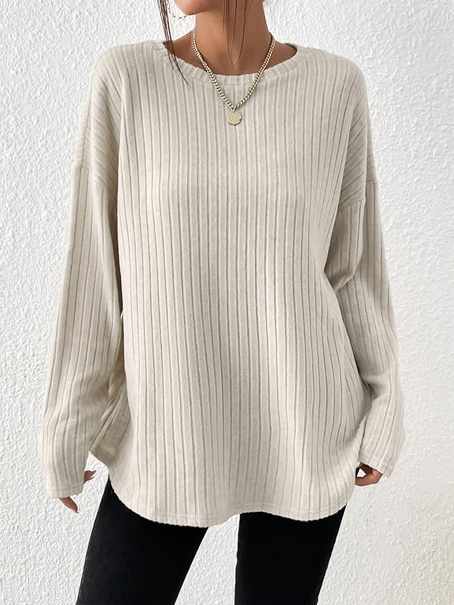 Krohn-e | Eleganter Gerippter Pullover