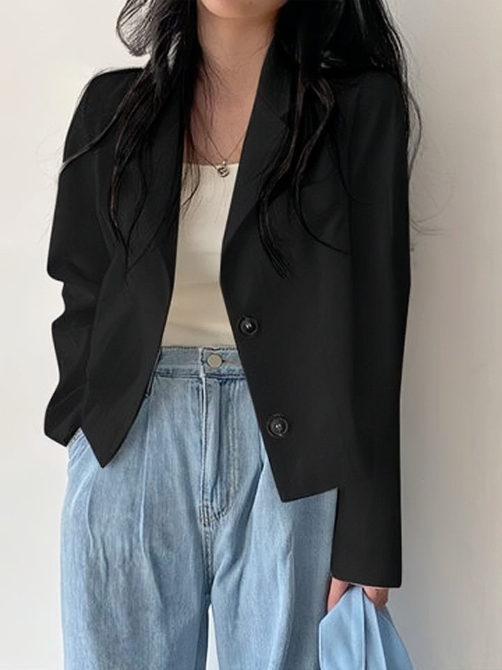 Blazer mit Umlegekragen