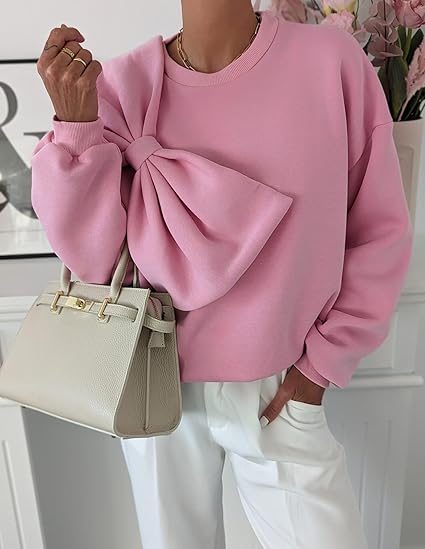 Krohn-e | Modischer Pullover mit Gestricktem Band