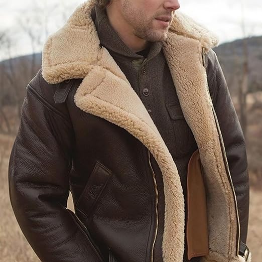 Krohn-e | Herren Kunstlederjacke