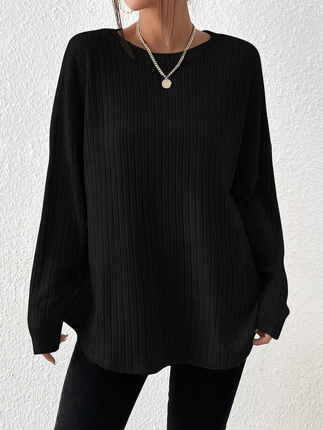 Krohn-e | Eleganter Gerippter Pullover