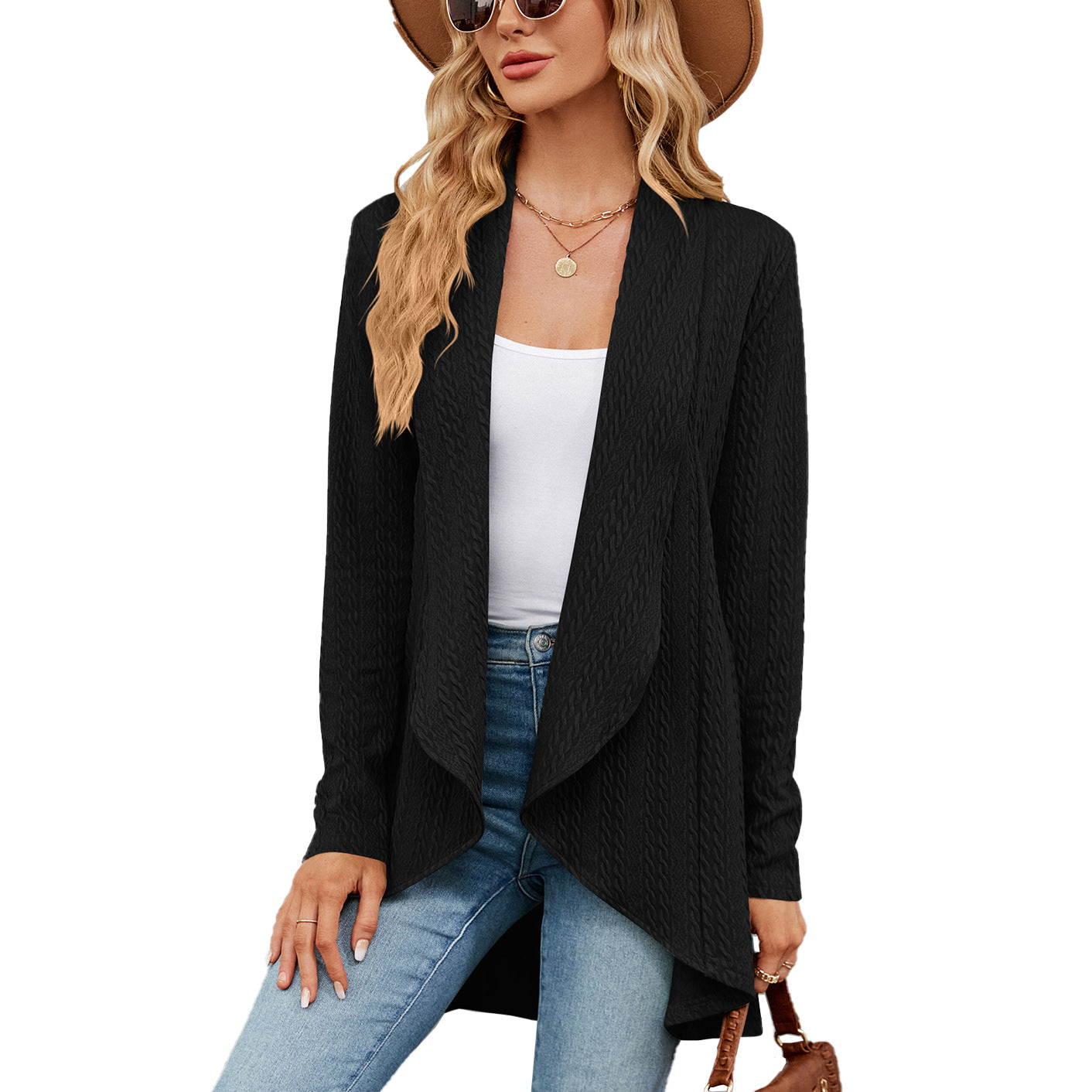 Krohn-e | Langärmelige Jacke für Damen in Uni Farbe