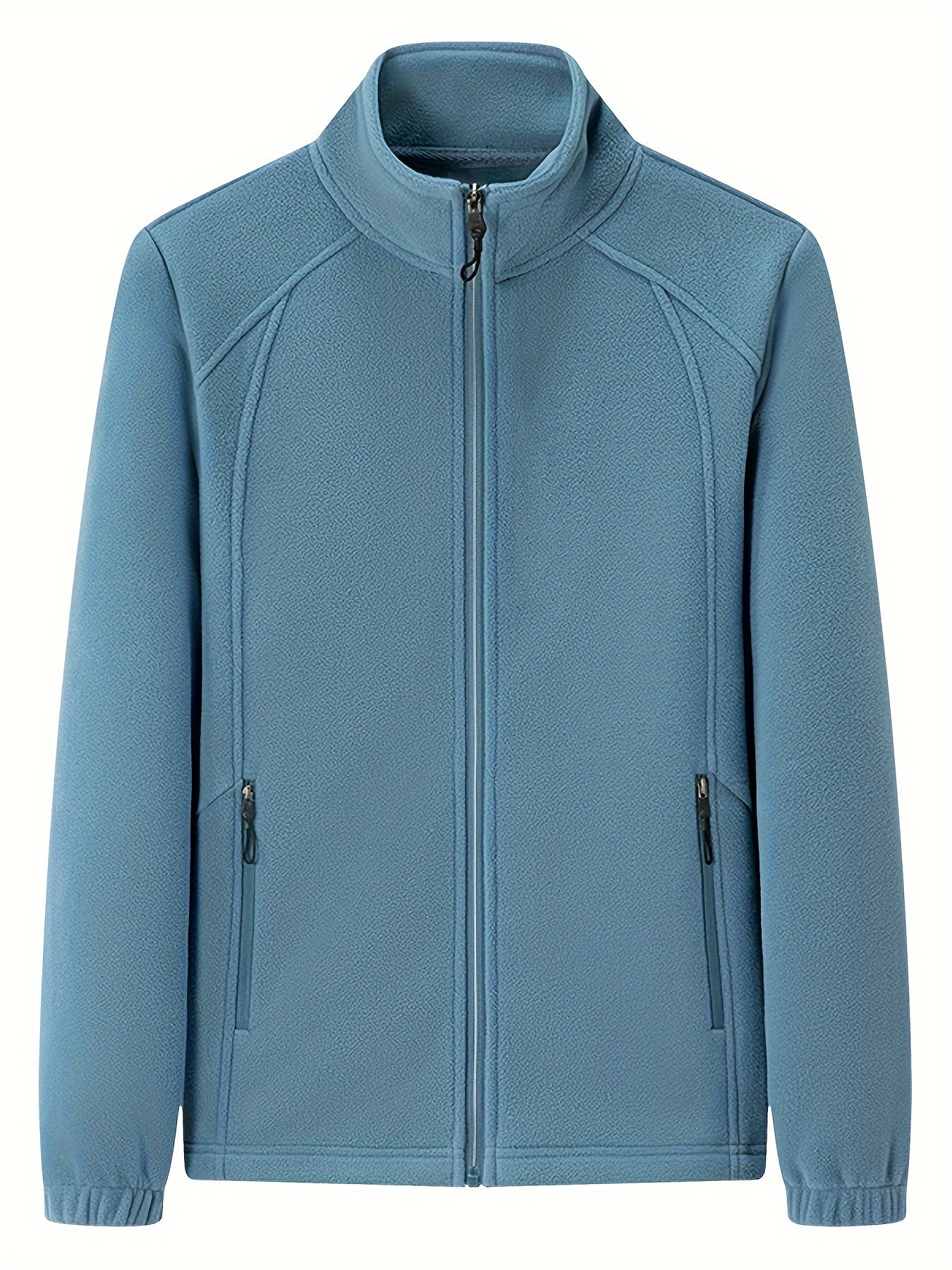 Krohn-e | Außenjacke Aus Fleece mit Stehkragen und Langen Ärmeln