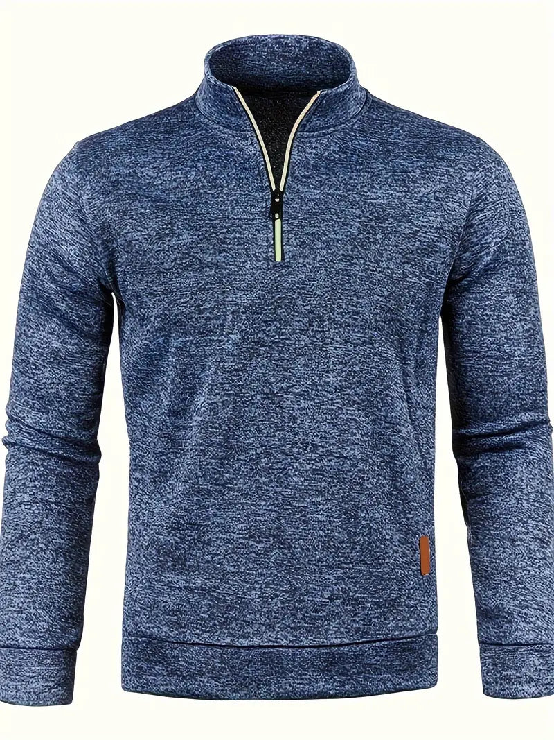 Nicolas™ Langarm-Fleece-Pullover