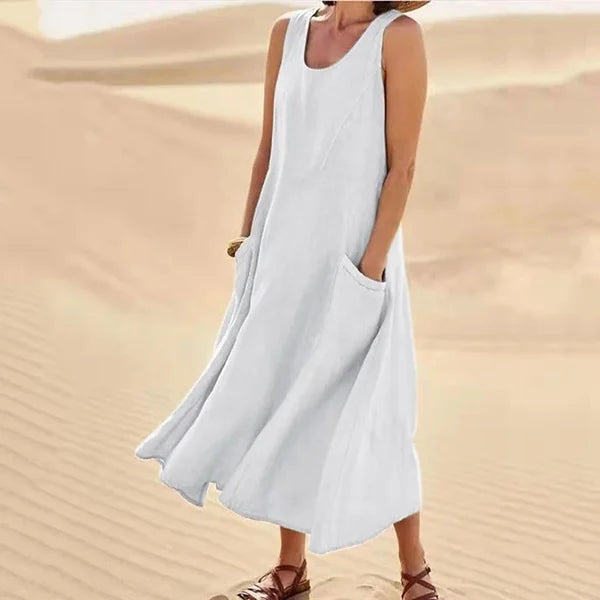 KROHN-E Damen Alltagskleid Klassisches Design Vielseitiger Stil