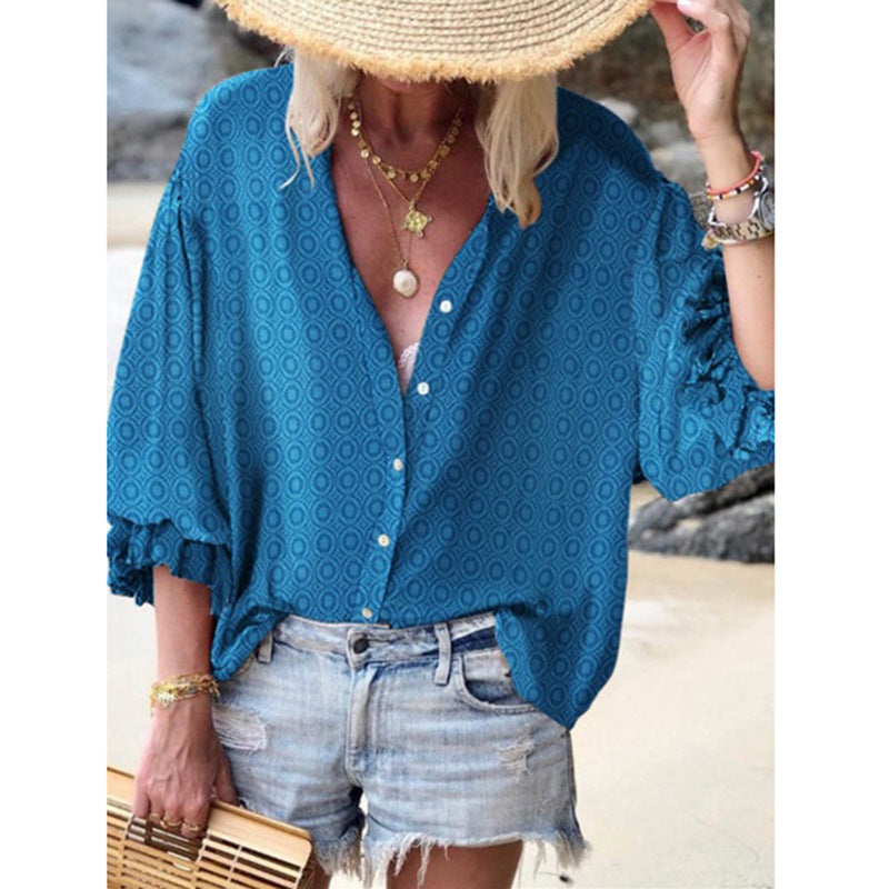 Nyra Bluse mit Knöpfen