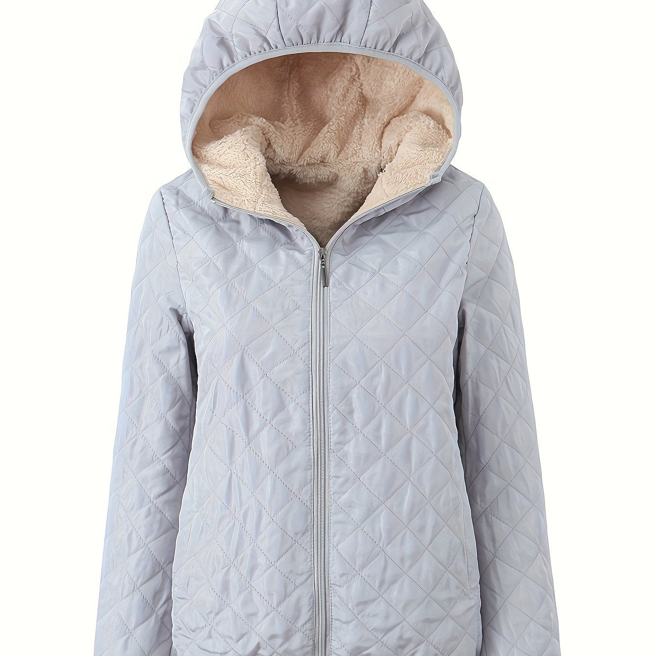 Krohn-e | Steppjacke mit Kapuze und Reißverschluss