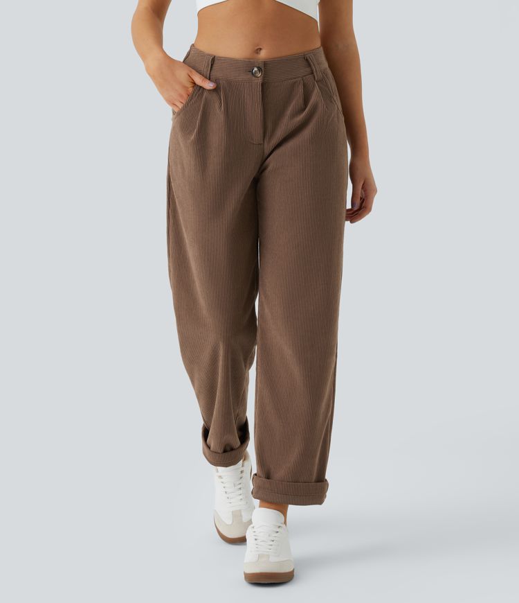 Damen Cordhose von Jhana in lässiger Passform