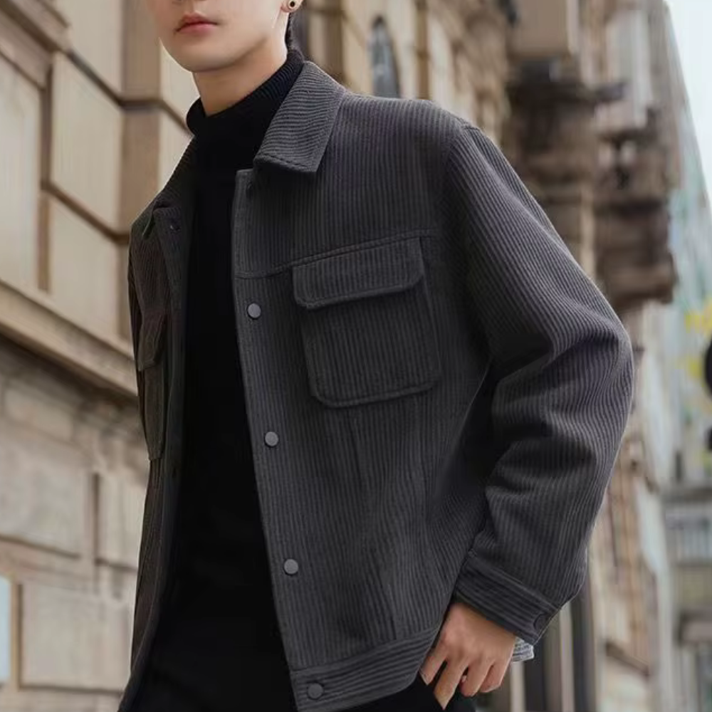 Krohn-e | Die Cordjacke für Einen Klassischen, Urbanen Stil
