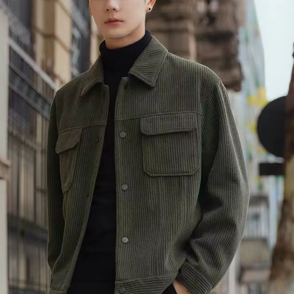 Krohn-e | Die Cordjacke für Einen Klassischen, Urbanen Stil