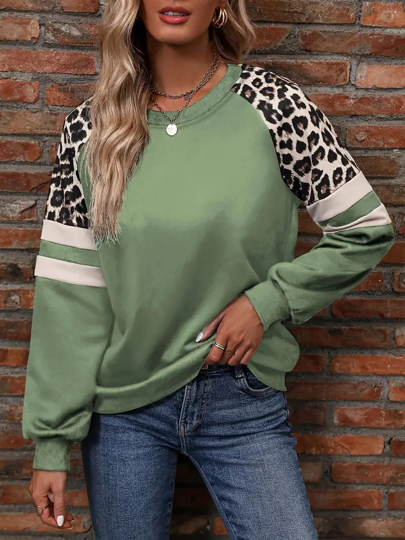 Krohn-e | Leopardenmuster Pullover
