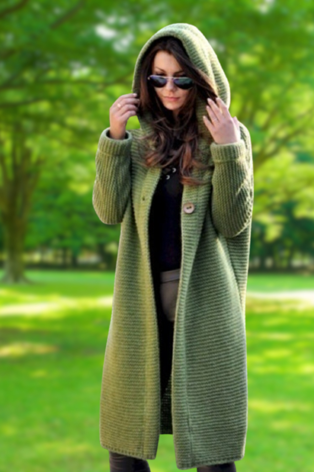 Elegante Lange Strickjacke von Camilla®