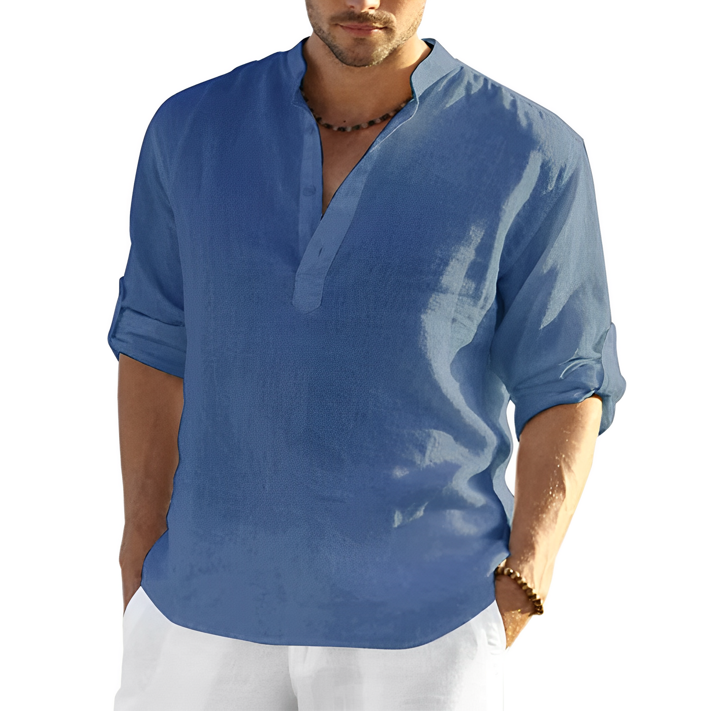 Andrew – Männer-Leinenhemd