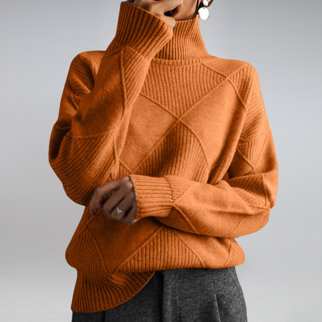 Krohn-e | Couture Rollkragenpullover im Edlen Design