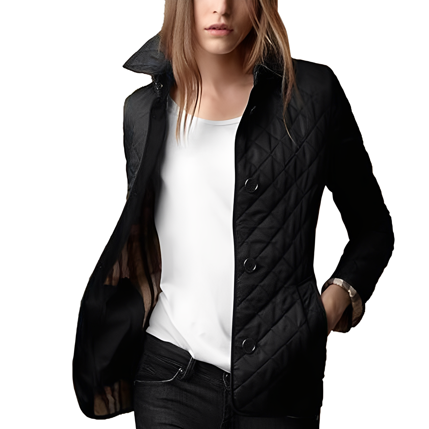 Krohn-e | Warme, taillierte Jacke für Frauen