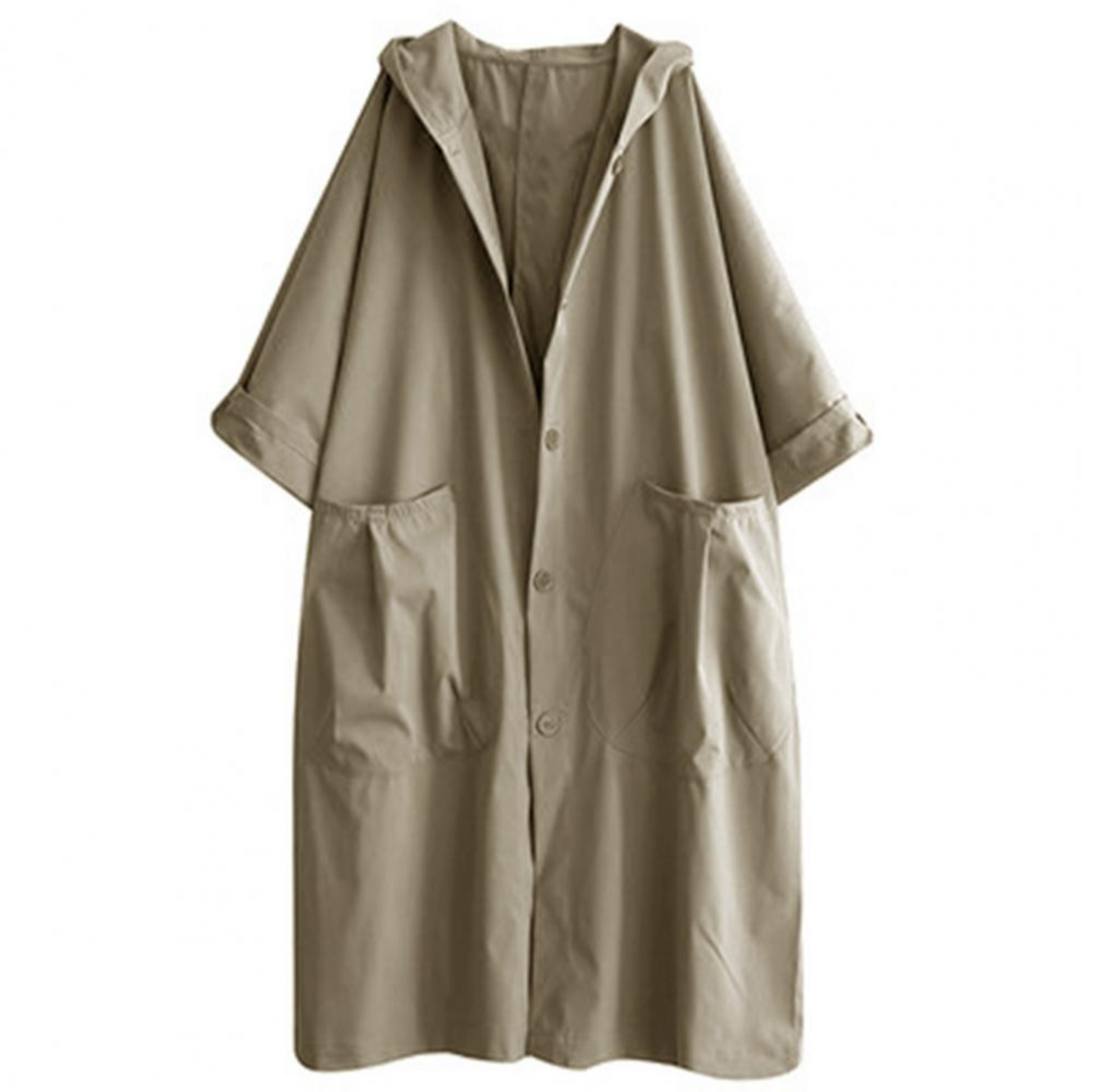 Krohn-e | Trenchcoat Lang für Frauen Warm