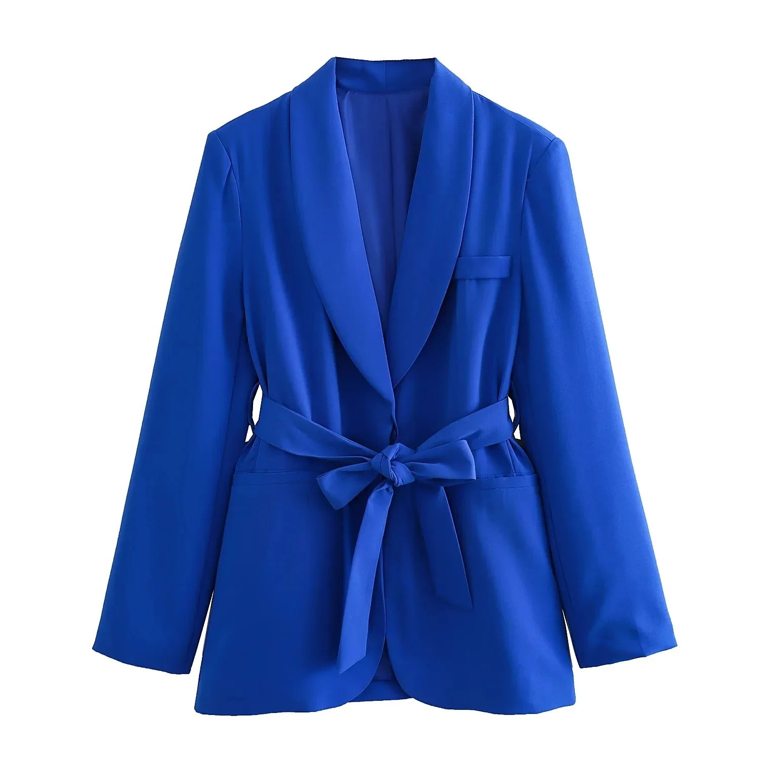 Krohn-e | Mehrfarben Hausbekleidungsstil Blazer und Hose Set