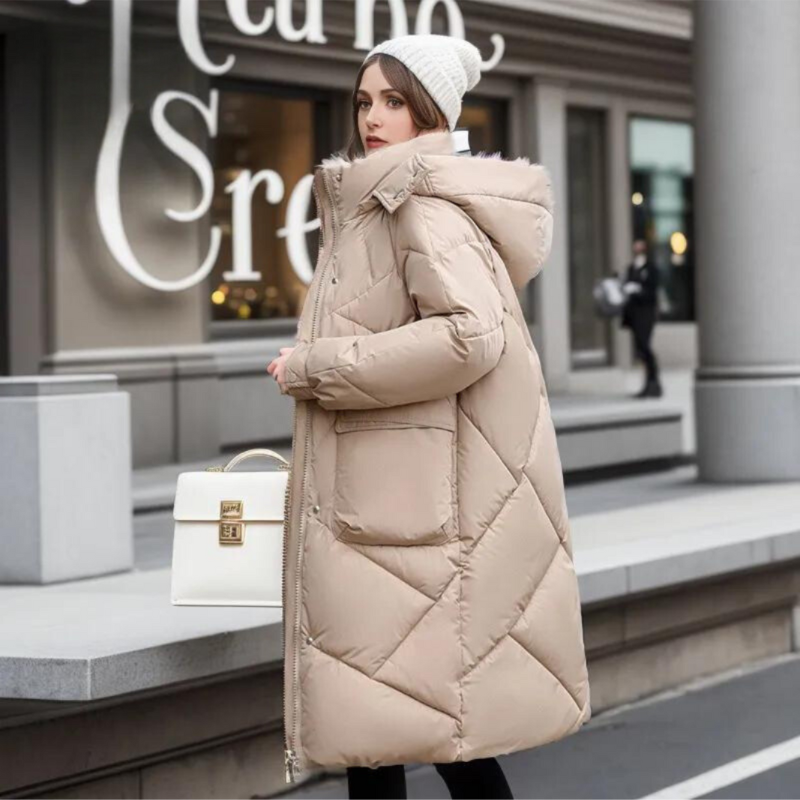 Krohn-e | Lange Jacke für Frauen Winter Warm