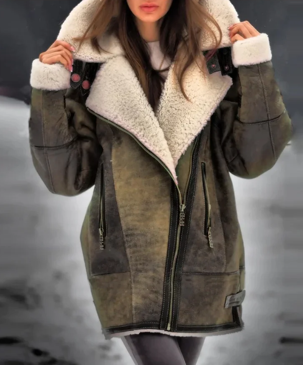 Krohn-e | Warme Fleecejacke für Frauen