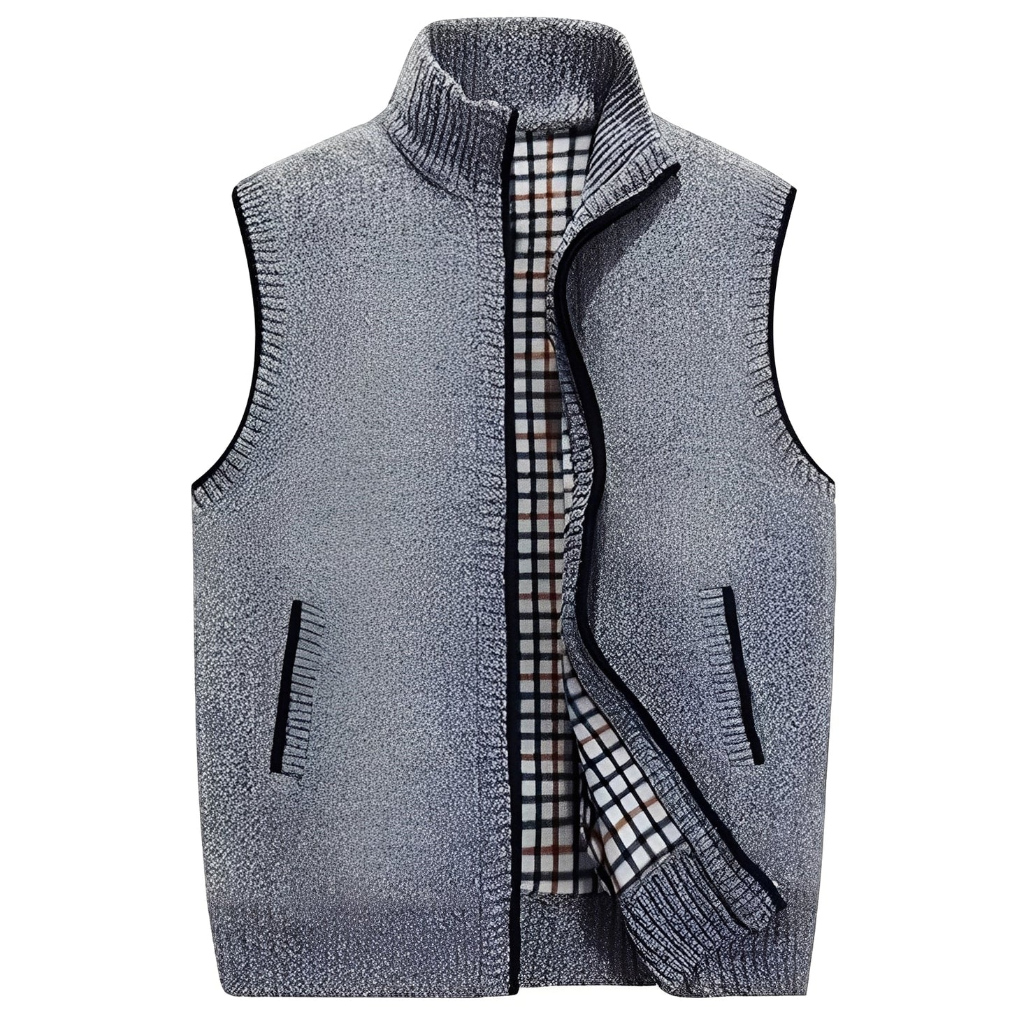 Krohn-e | Klassischer Cardigan mit Futter für Männer