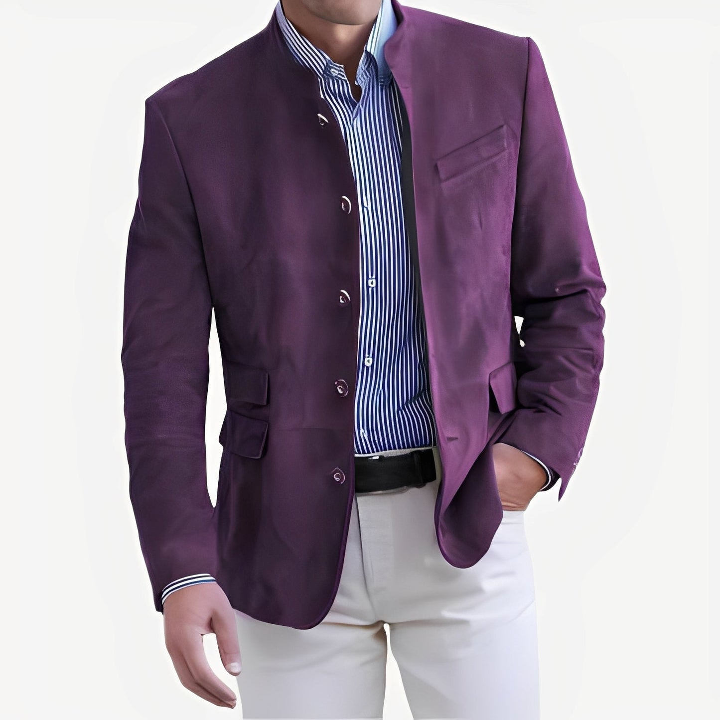 Krohn-e | Stylische Freizeit Blazerjacke für Männer