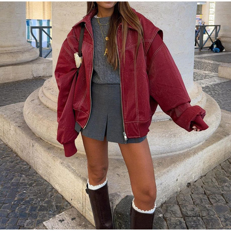 Krohn-e | Oversized Bomberjacke für Frauen