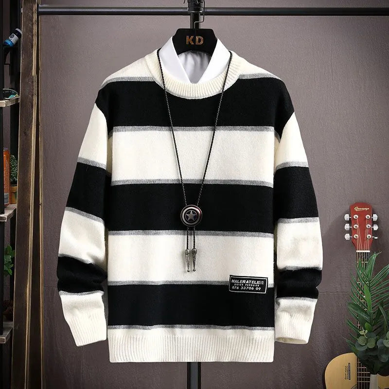 Krohn-e | Weicher Strickpullover für Männer