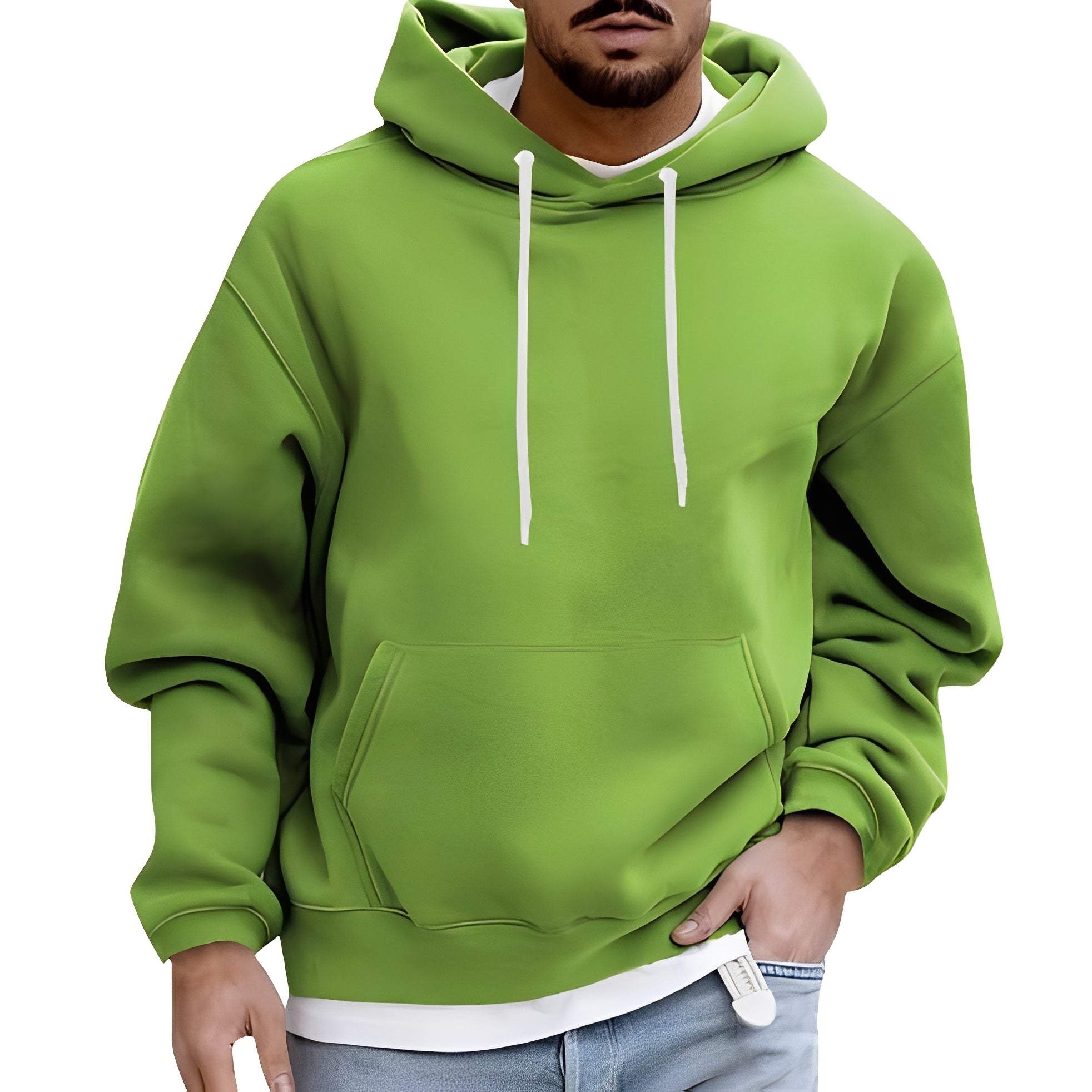 Krohn-e | Lässiger Hoodie mit Tasche für Männer