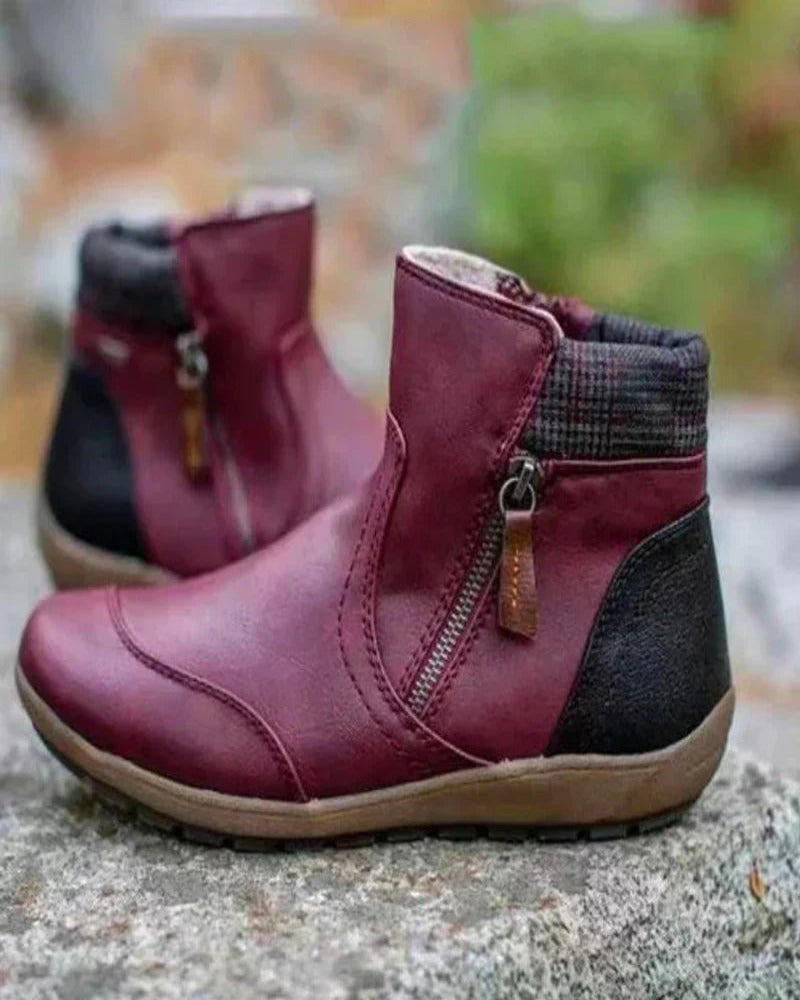 Krohn-e | Wasserdichte Orthopädische Stiefel mit Hochwertigem Reißverschluss