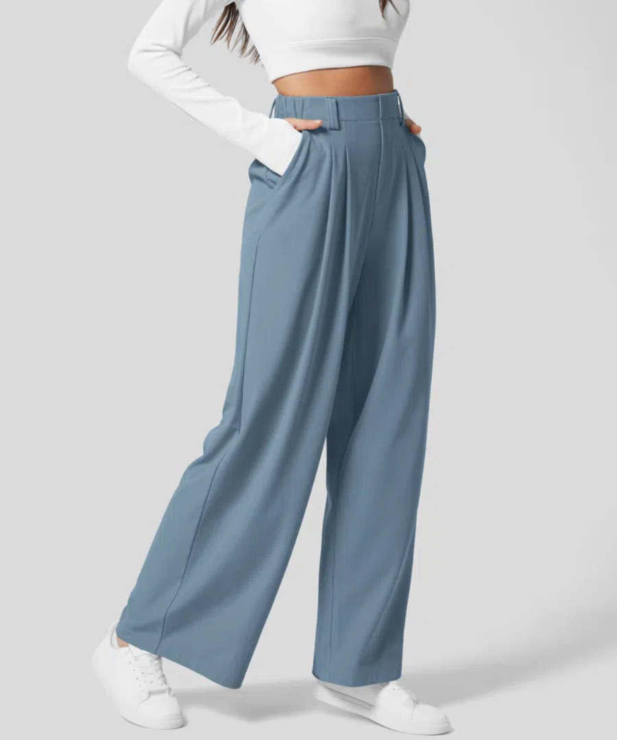 Krohn-e | Weite Beine Maßgeschneiderte Hose