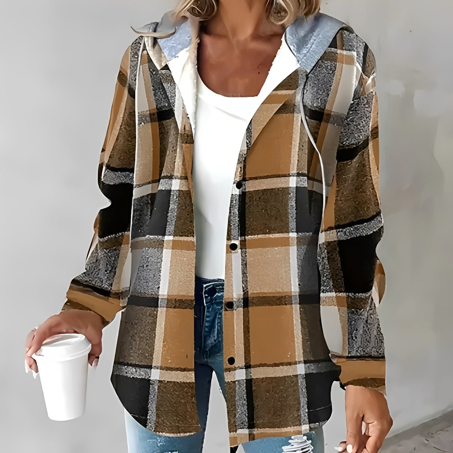 Krohn-e | Freizeit, Warme Kapuzenjacke für Frauen