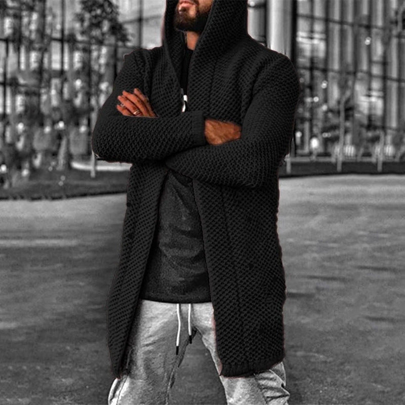 Krohn-e | Strickjacke mit Kapuze für Männer