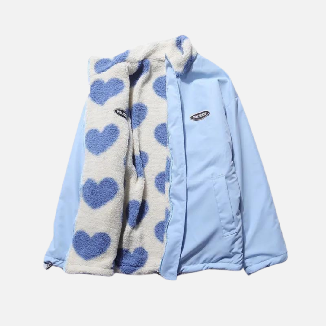Krohn-e | Damen Winter Puffer Jacke - Reißverschluss