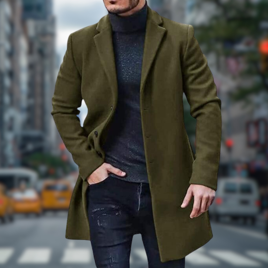Krohn-e | Belloni Klassischer Langer Trenchcoat - Stilvoll & Komfortabel