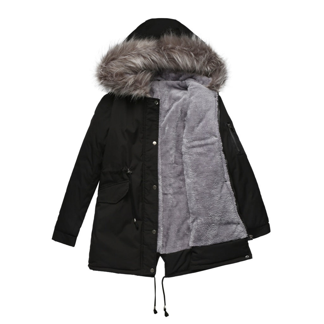 Krohn-e | Kapuze Winter Parka Jacke - Warme
