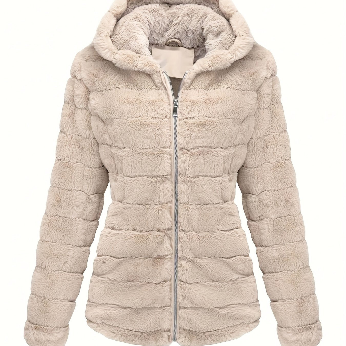 Krohn-e | Eleganter Teddy-Mantel In Einfarbig