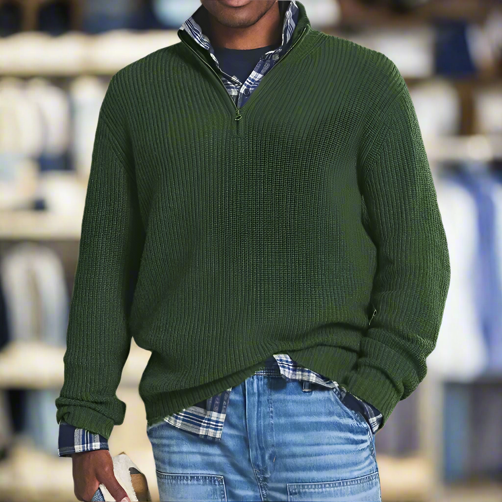 Fudus Reißverschluss-Pullover zum Wärmen