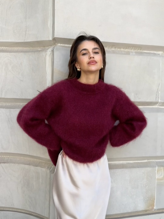 Krohn-e | weicher Mohair-Strickpullover