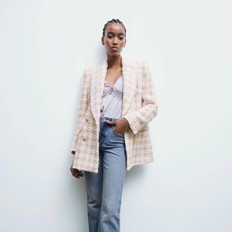 Avelena Damenblazer mit Taschen