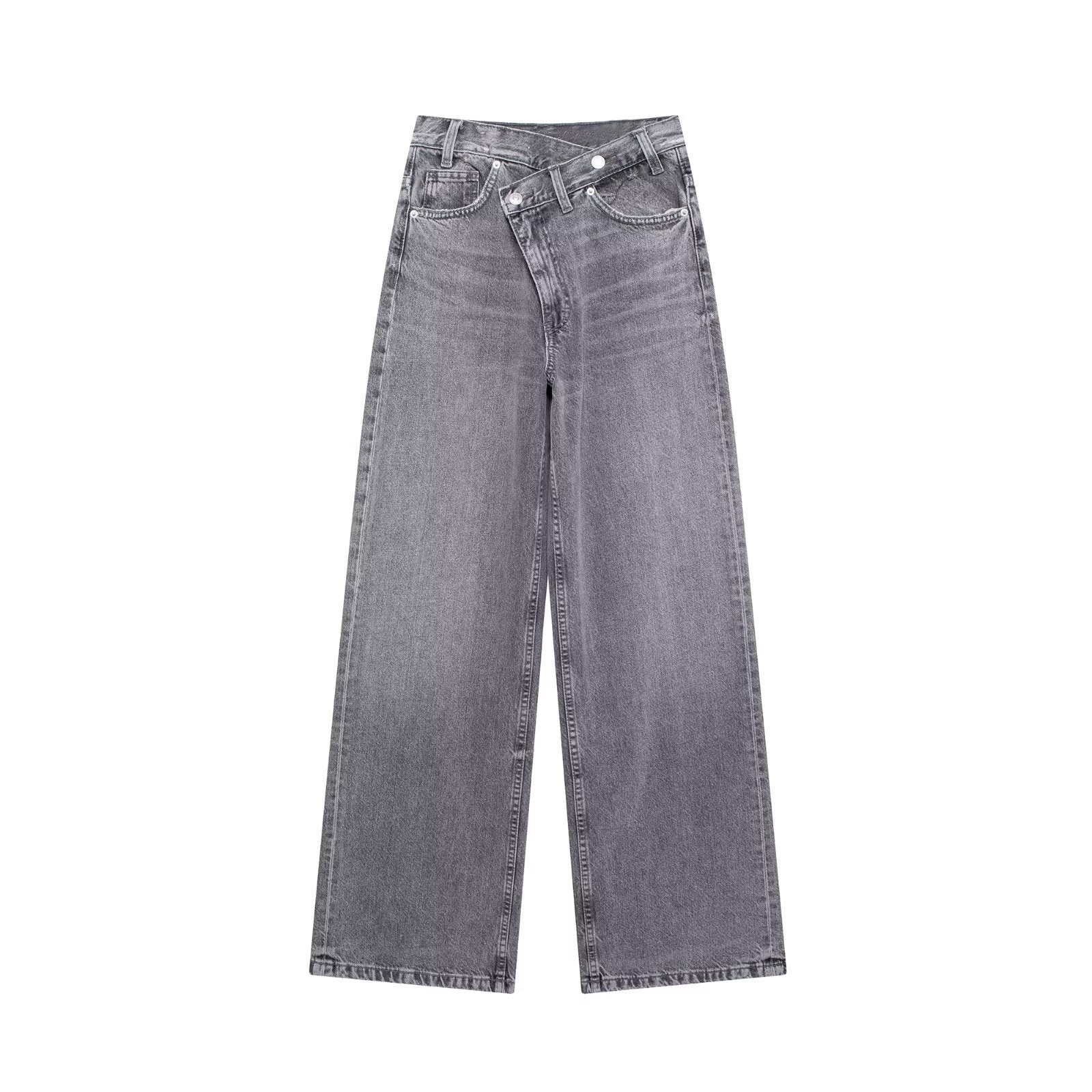Ylana Damenjeans: Legerer Criss-Cross-Stil