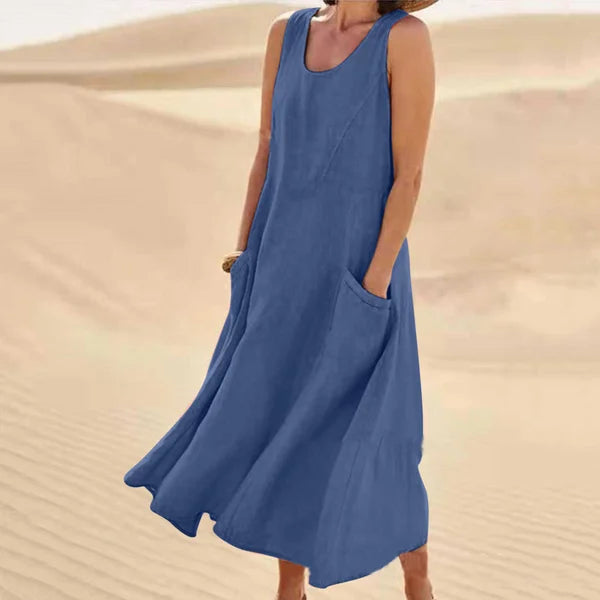 KROHN-E Damen Alltagskleid Klassisches Design Vielseitiger Stil