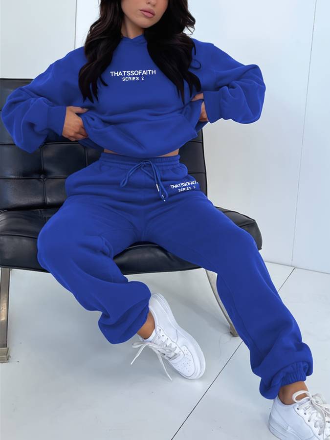 Krohn-e | Zweiteiliges Loungewear Satz mit Print