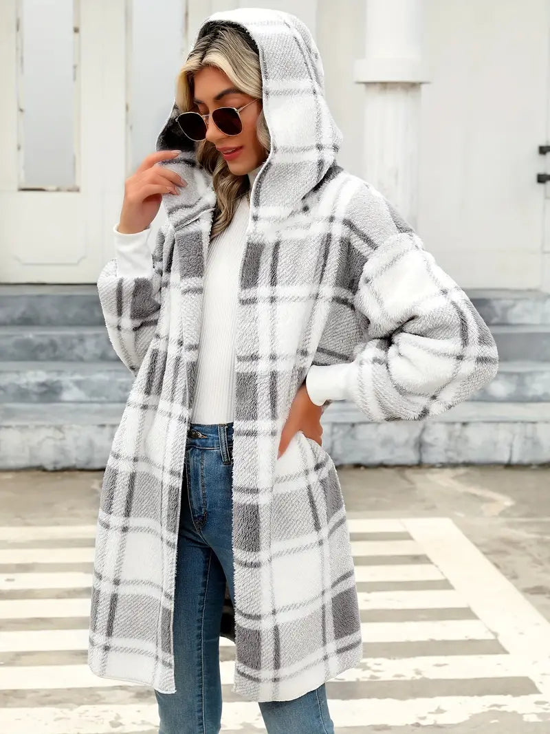 Krohn-e | Damen Langarm Kapuzen Cardigan