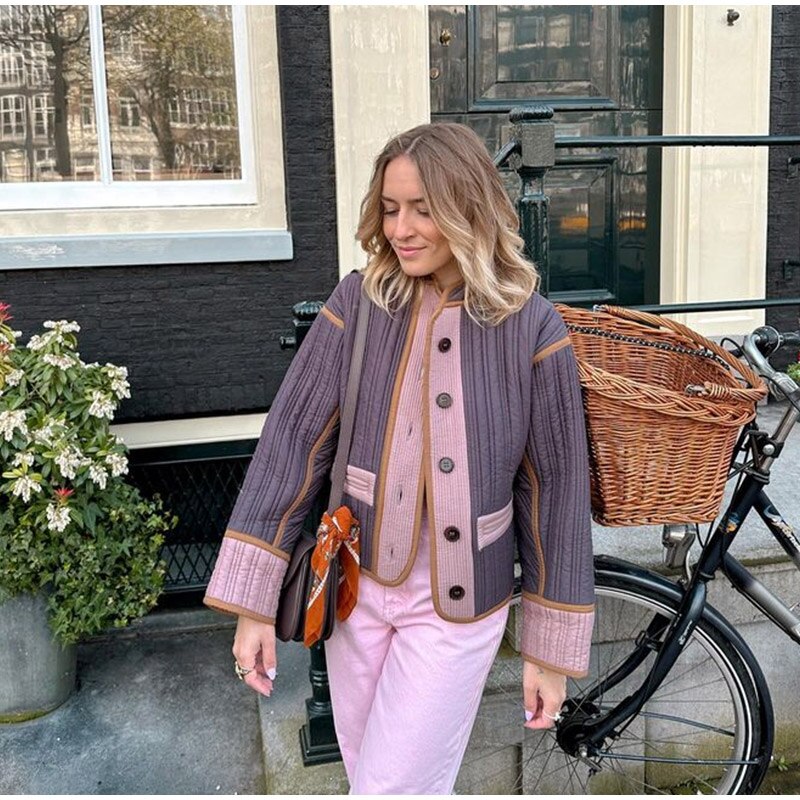 Krohn-e | Übergangs-Damenjacke mit Knopfdetails