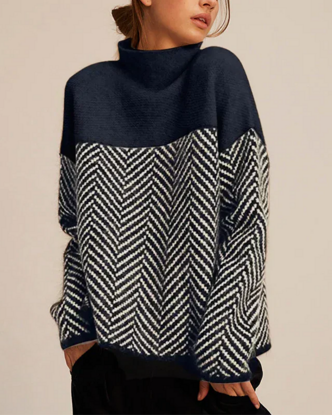 Krohn-e | Baumwolle Rollkragen-Pullover
