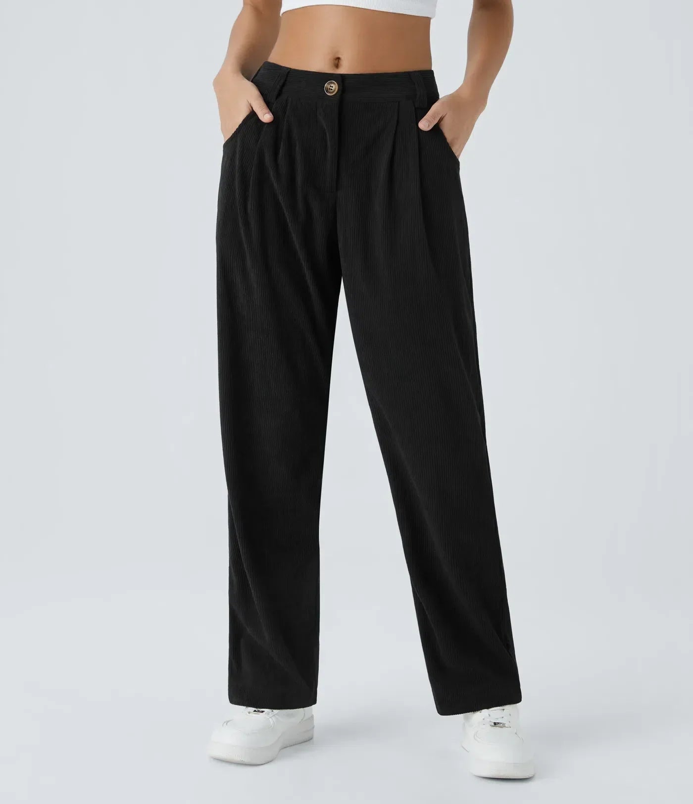 Damen Cordhose von Jhana in lässiger Passform