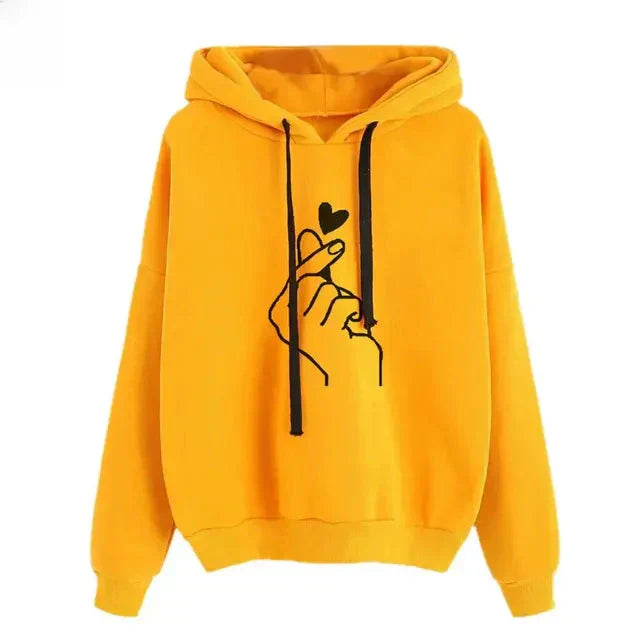 Krohn-e | Casual Hoodie mit Grafischem Druck Baumwollmischung Weich und Komfortabel