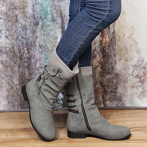 Krohn-e | Lange Wollstiefel