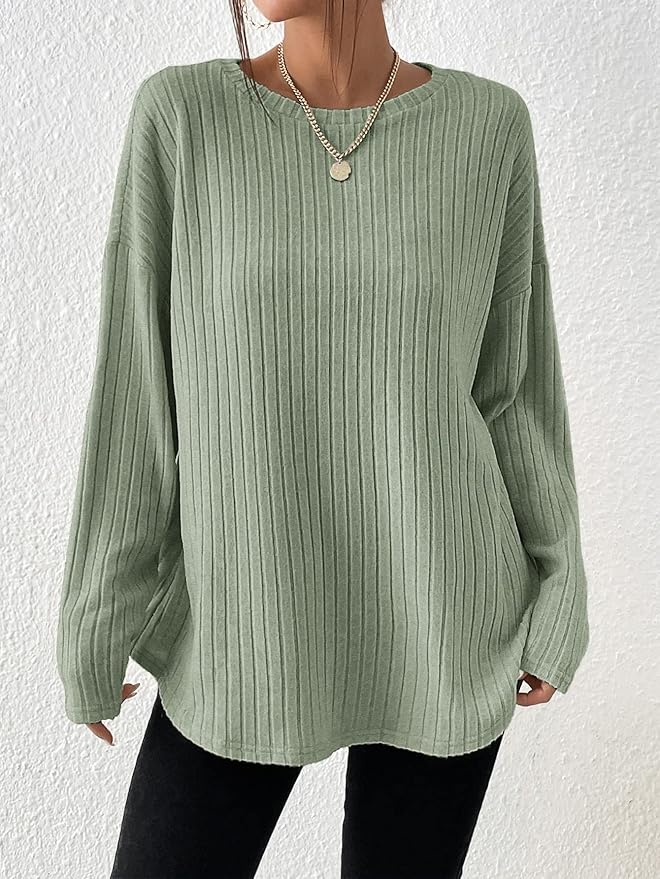 Krohn-e | Eleganter Gerippter Pullover